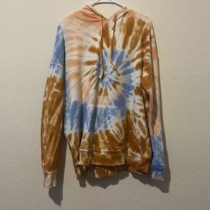 Extra large, tie-dye soft hoodie. Washable. Baggy